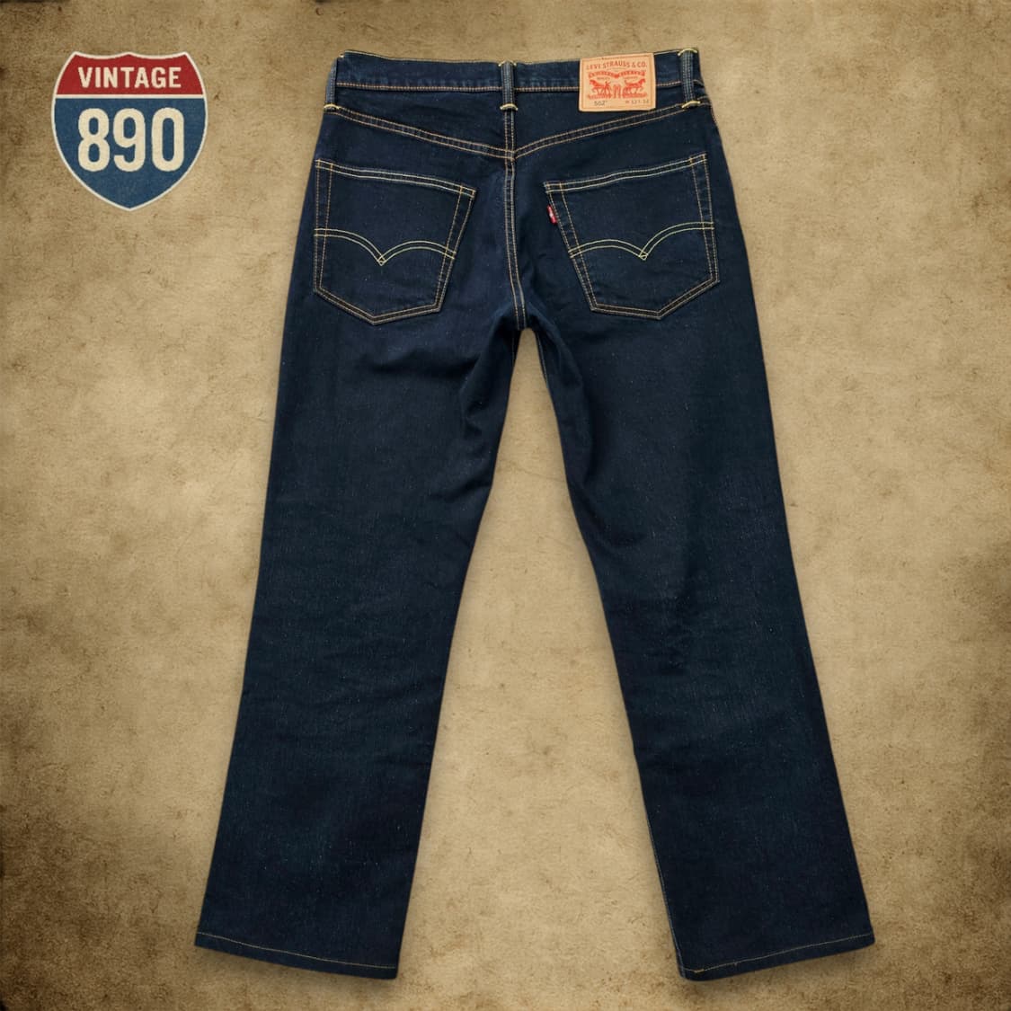 [W32 L34] Levi's 리바이스 502 생지 데님 청바지 상품이미지6