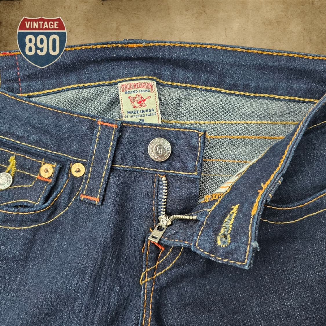 [26] TRUE RELIGION 트루릴리전 부츠컷 데님 청바지 상품이미지4