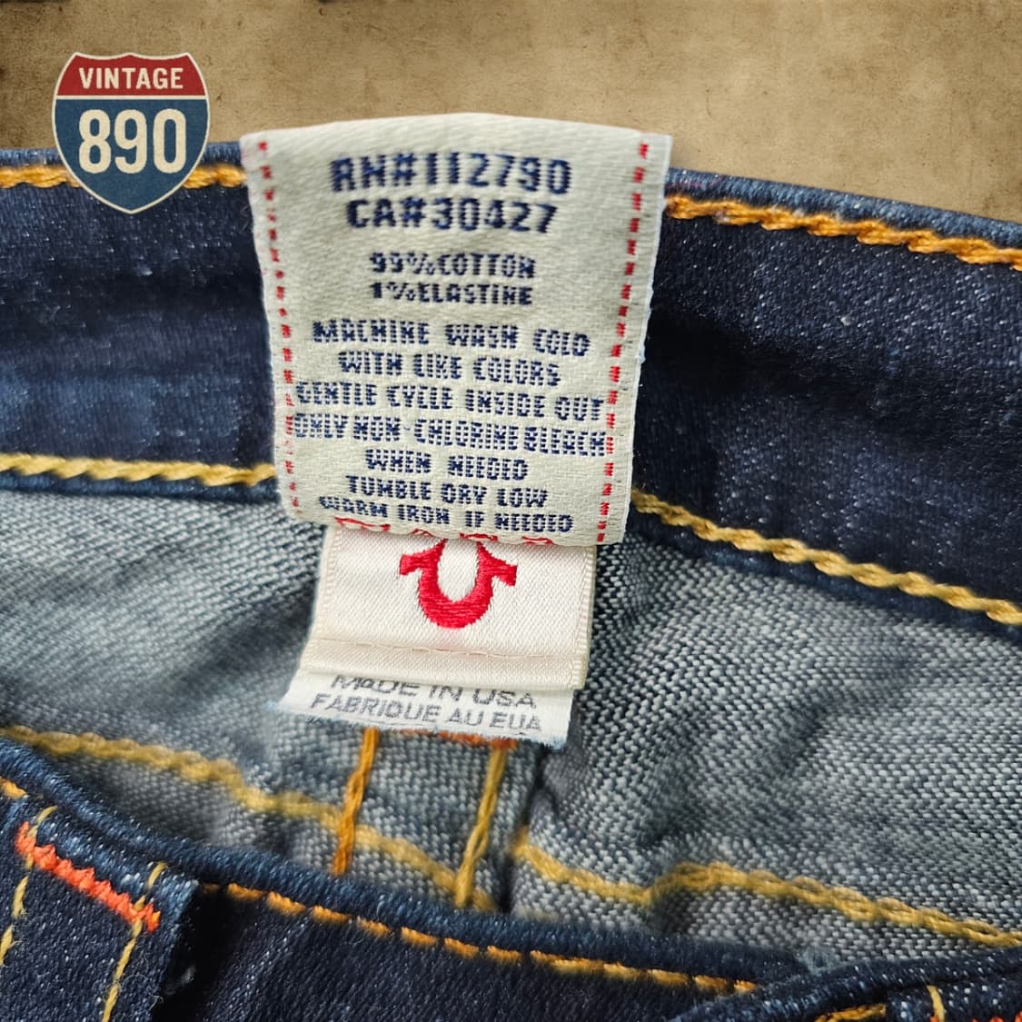 [26] TRUE RELIGION 트루릴리전 부츠컷 데님 청바지 상품이미지7