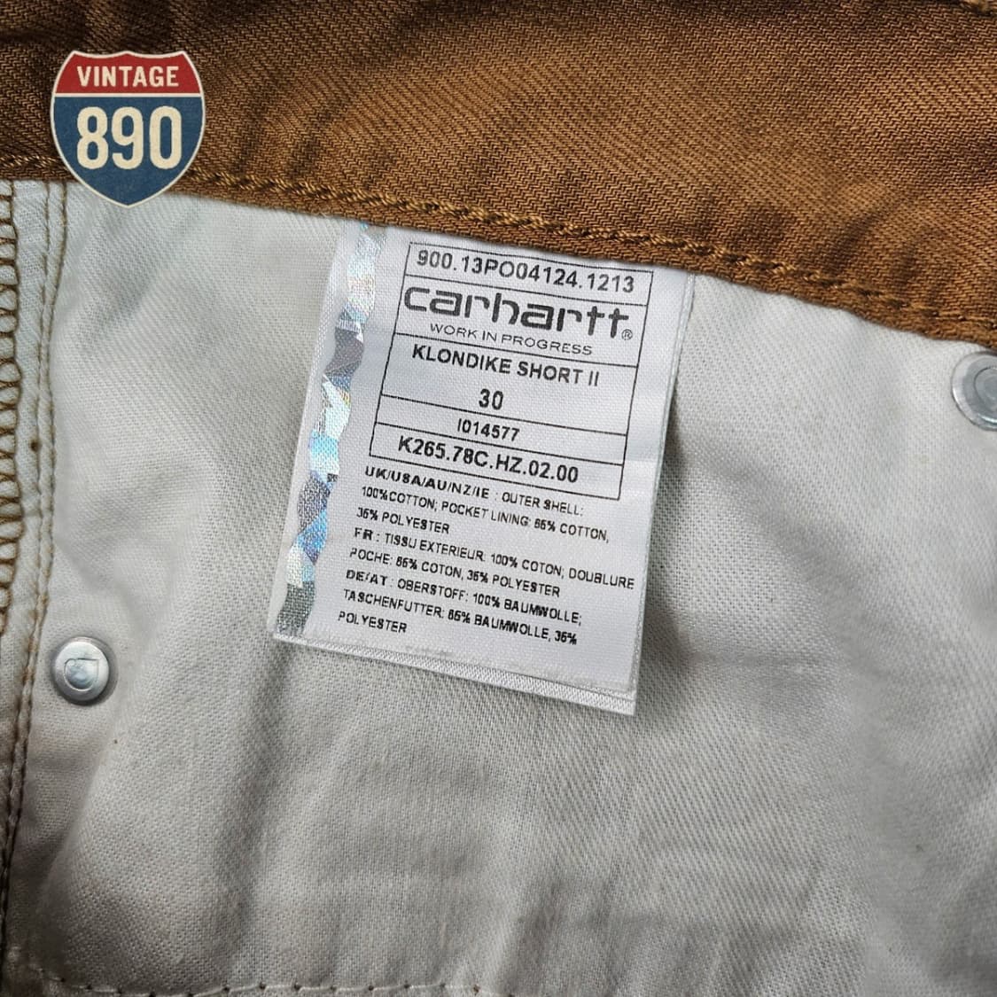 [30] carhartt 칼하트 WIP 웨스턴 쇼츠 반바지 상품이미지6