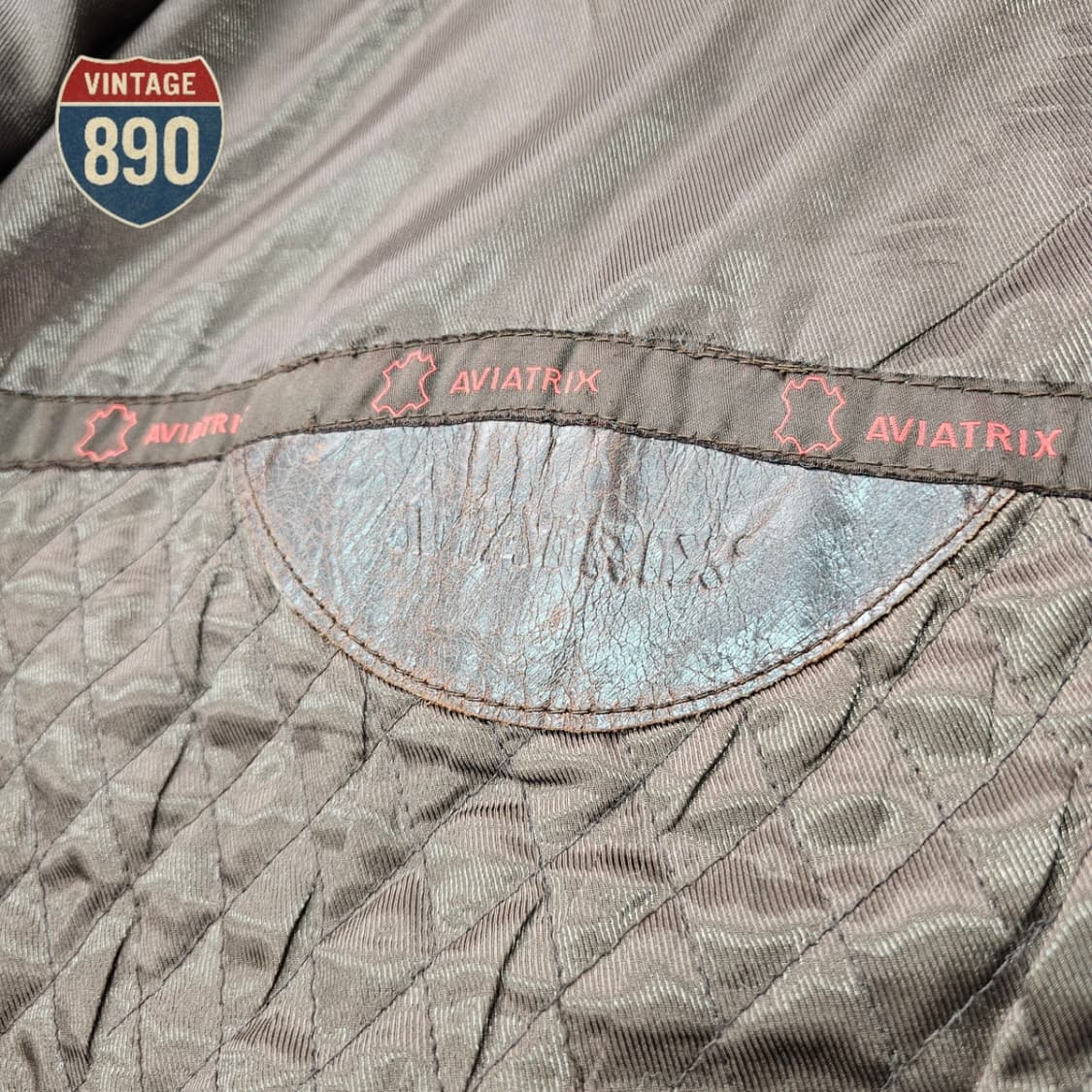 [2XL] Avia Trix 아비아트릭스 빈티지 가죽 자켓 상품이미지8