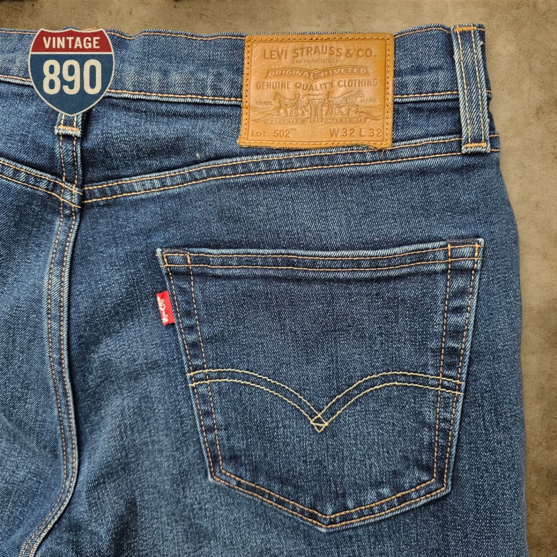 [W32 L32] Levi's 리바이스 502 퍼포먼스 기모 데님 청바지 상품이미지9