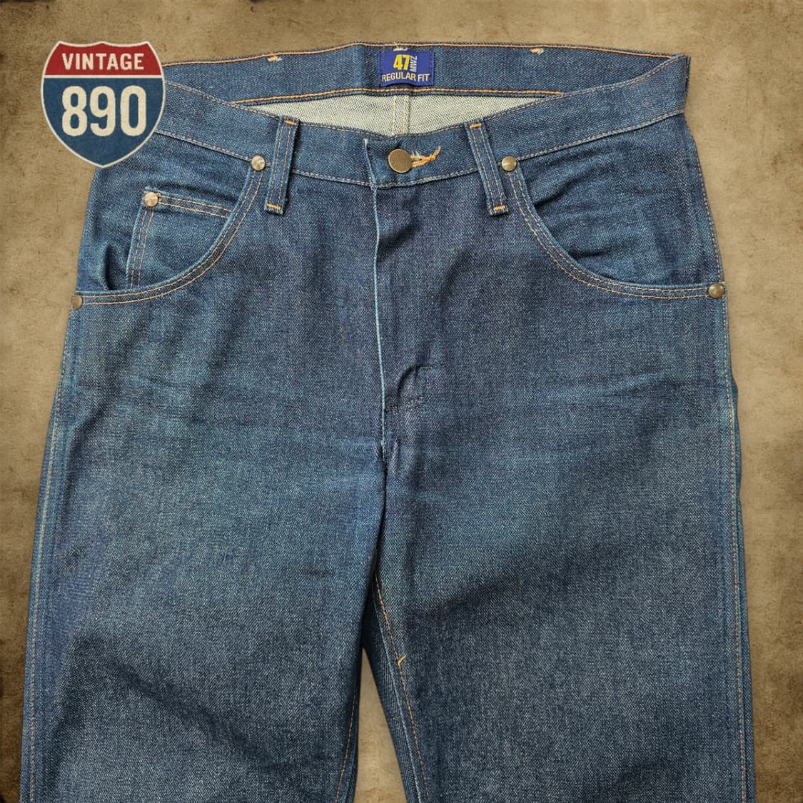 [30x32] Wrangler 랭글러 90s 47MWZ 생지 데님 청바지 상품이미지2
