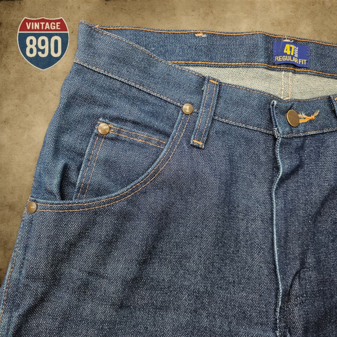 [30x32] Wrangler 랭글러 90s 47MWZ 생지 데님 청바지 상품이미지4