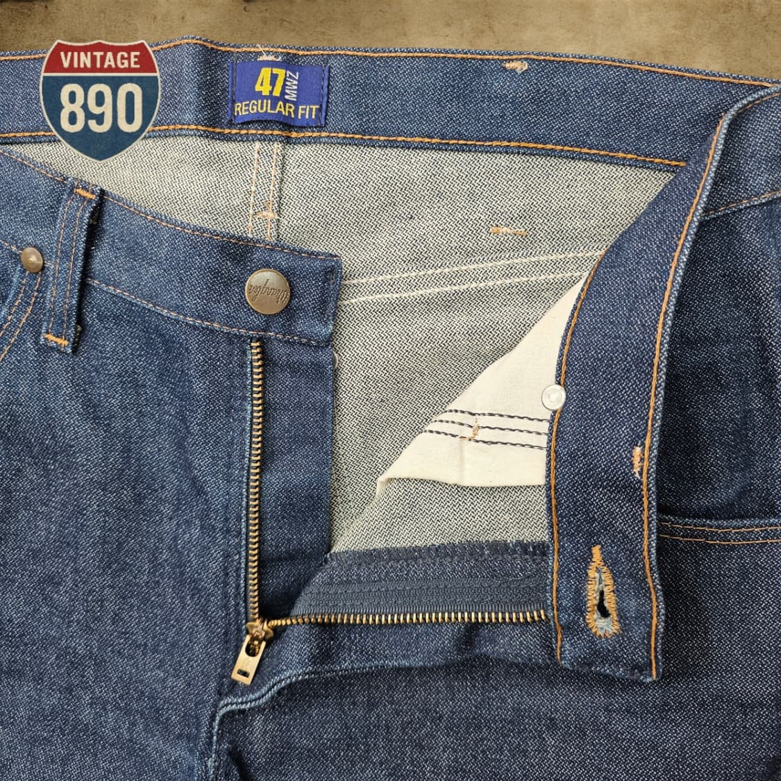 [30x32] Wrangler 랭글러 90s 47MWZ 생지 데님 청바지 상품이미지5