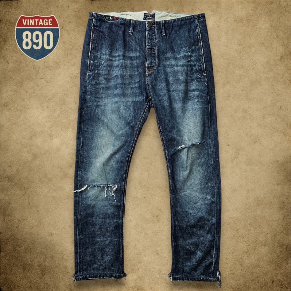 [33] JEAN's WEST 진스웨스트 신치백 데님 청바지 상품이미지1