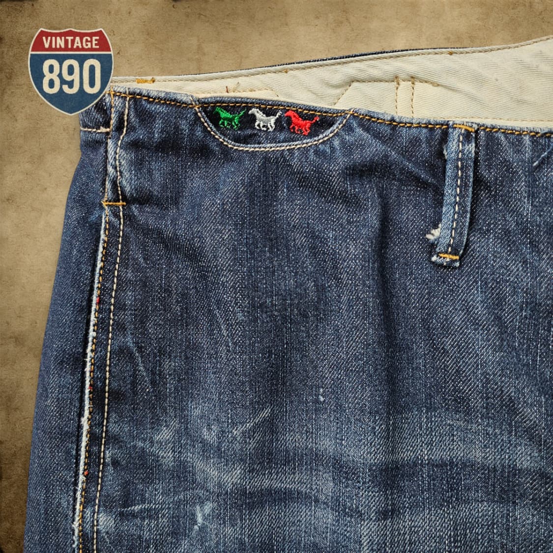 [33] JEAN's WEST 진스웨스트 신치백 데님 청바지 상품이미지4