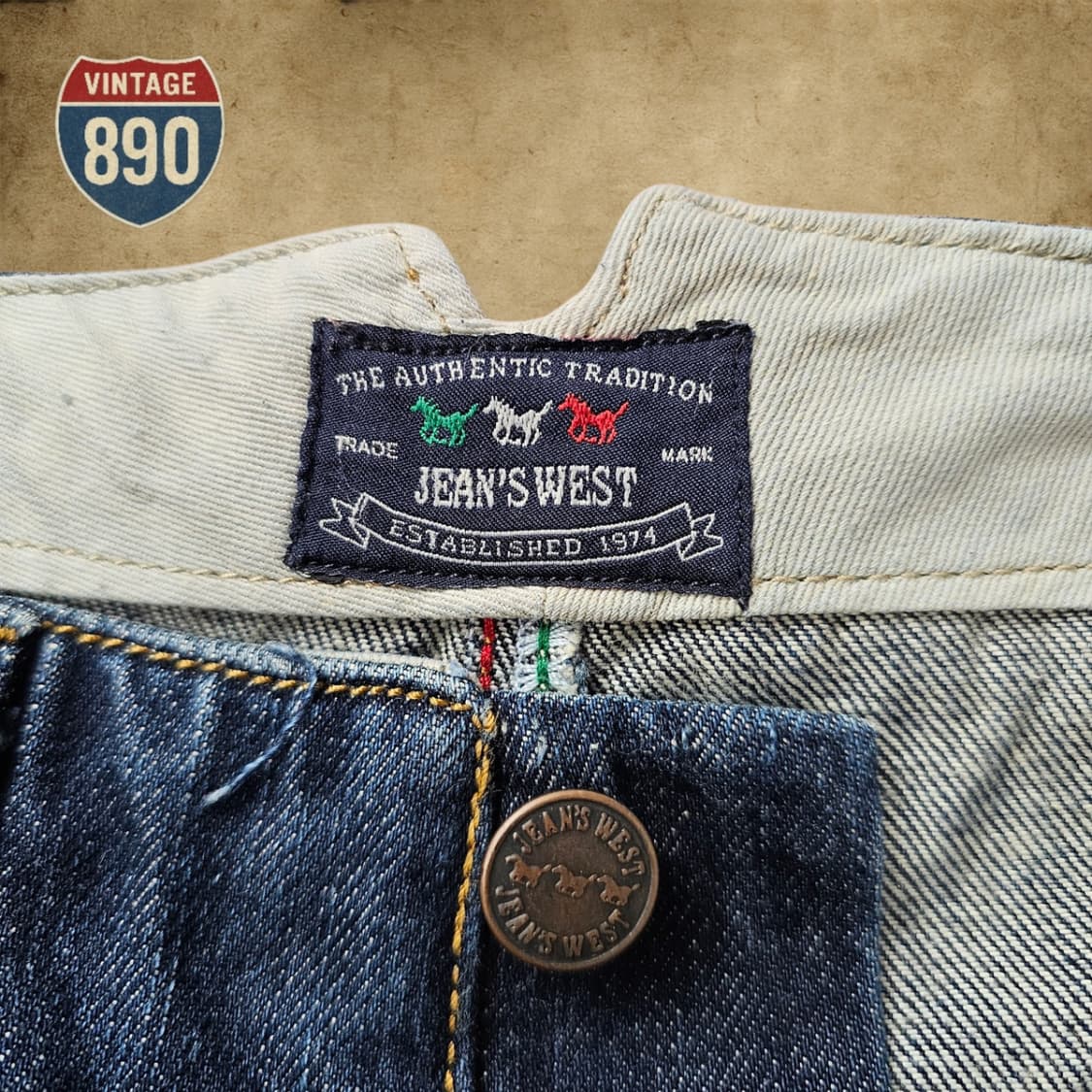 [33] JEAN's WEST 진스웨스트 신치백 데님 청바지 상품이미지6