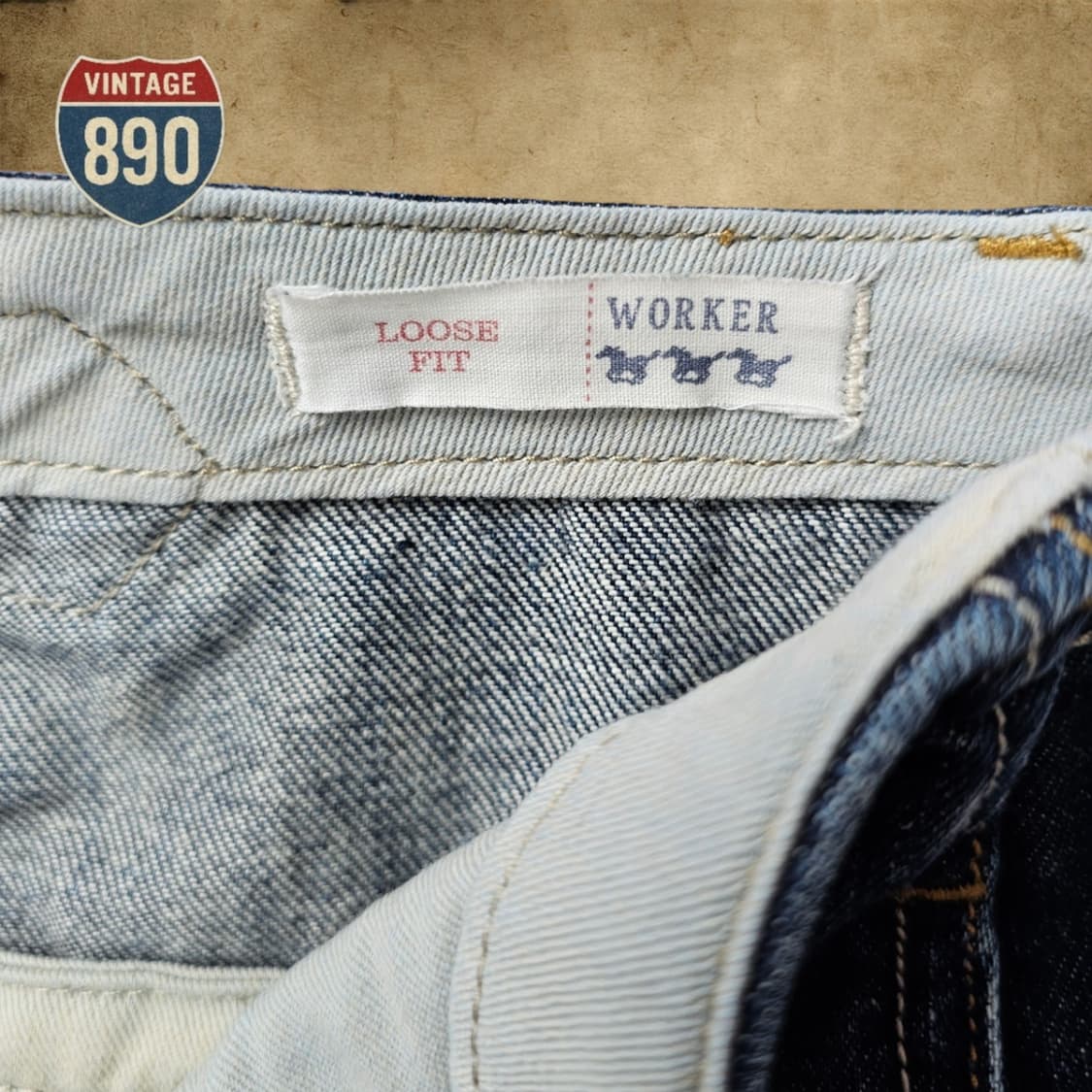 [33] JEAN's WEST 진스웨스트 신치백 데님 청바지 상품이미지7