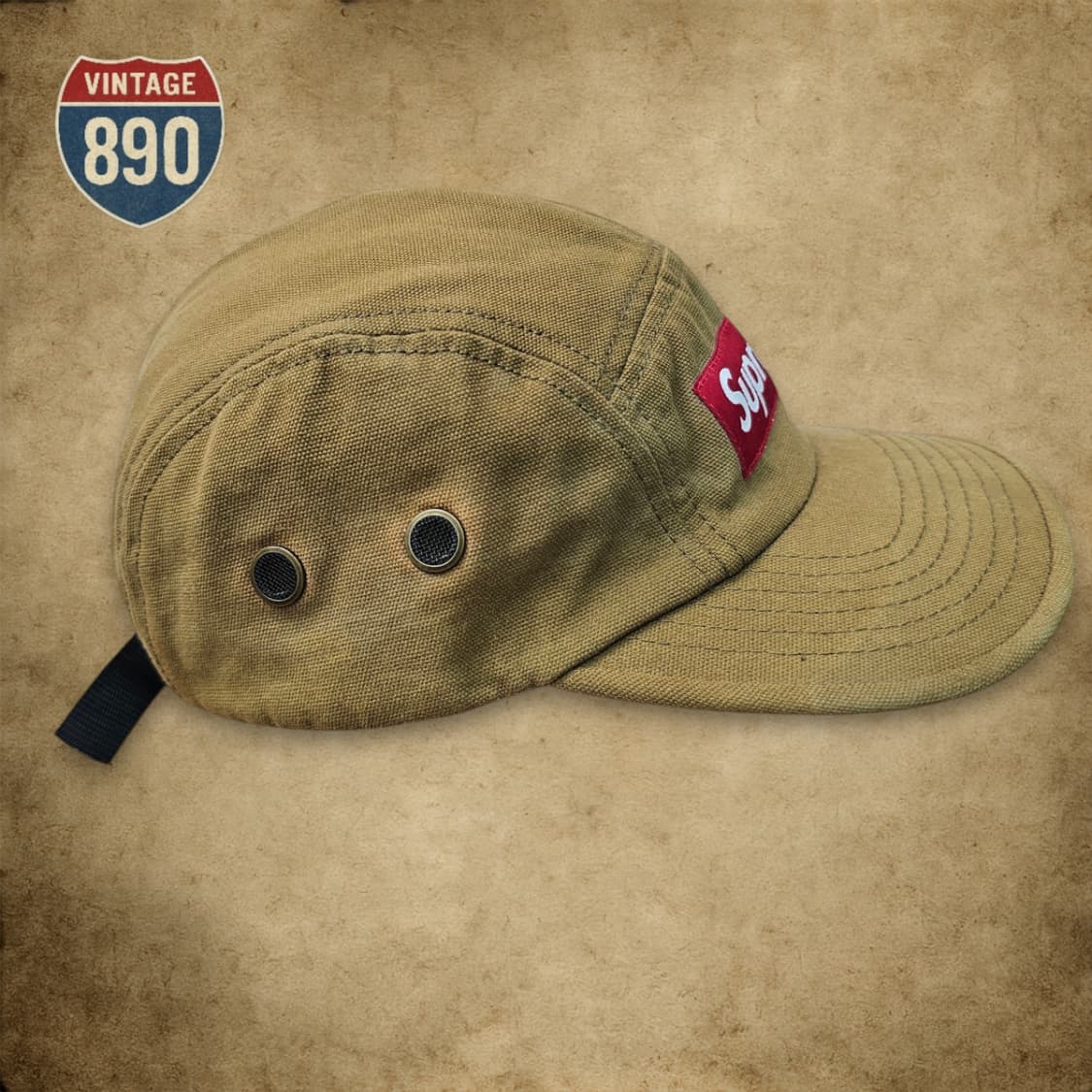 [F] Supreme 슈프림 워시드 트윌 캔버스 캠프캡 상품이미지3