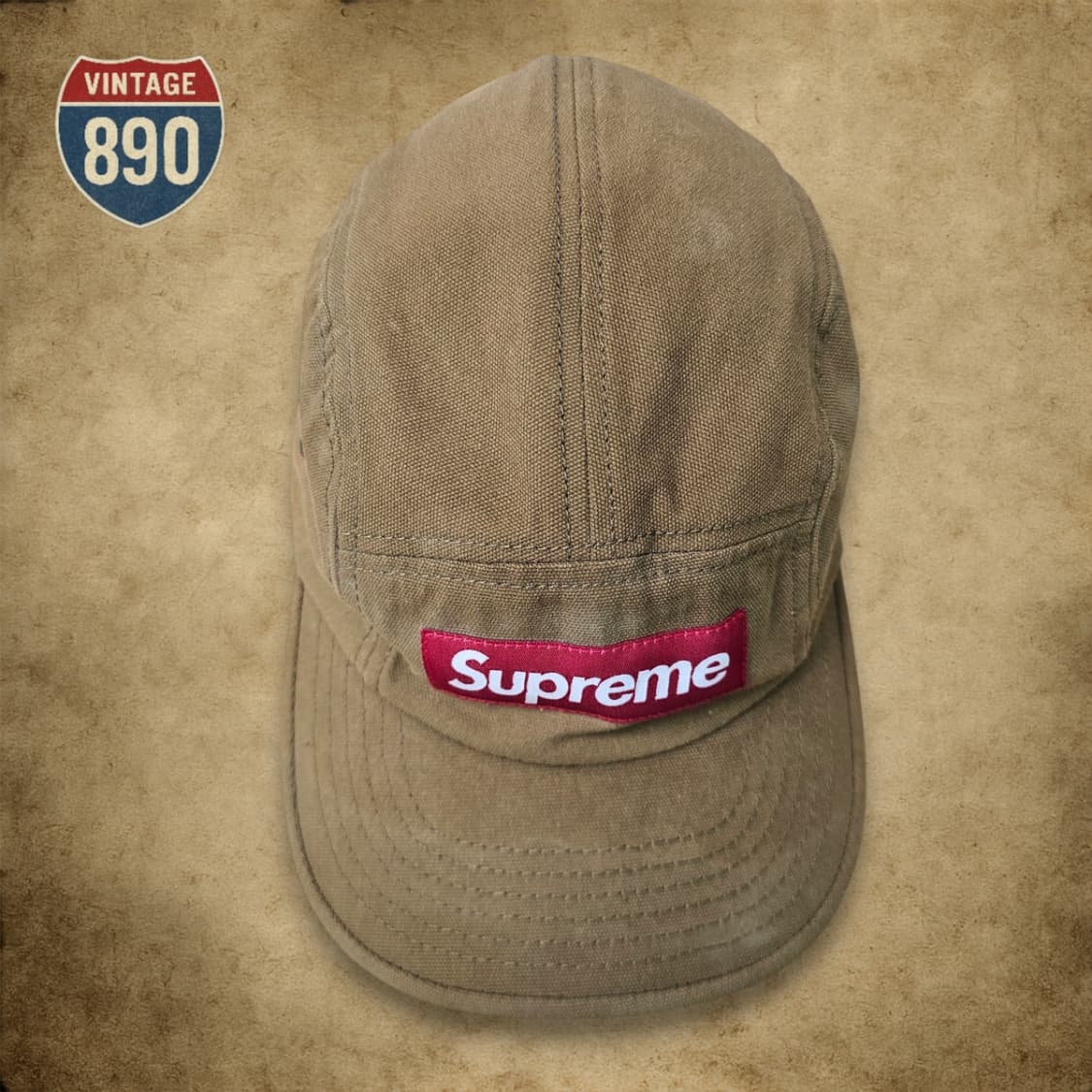 [F] Supreme 슈프림 워시드 트윌 캔버스 캠프캡 상품이미지6