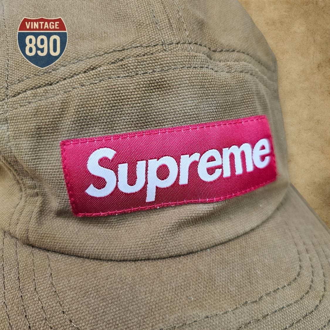 [F] Supreme 슈프림 워시드 트윌 캔버스 캠프캡 상품이미지7