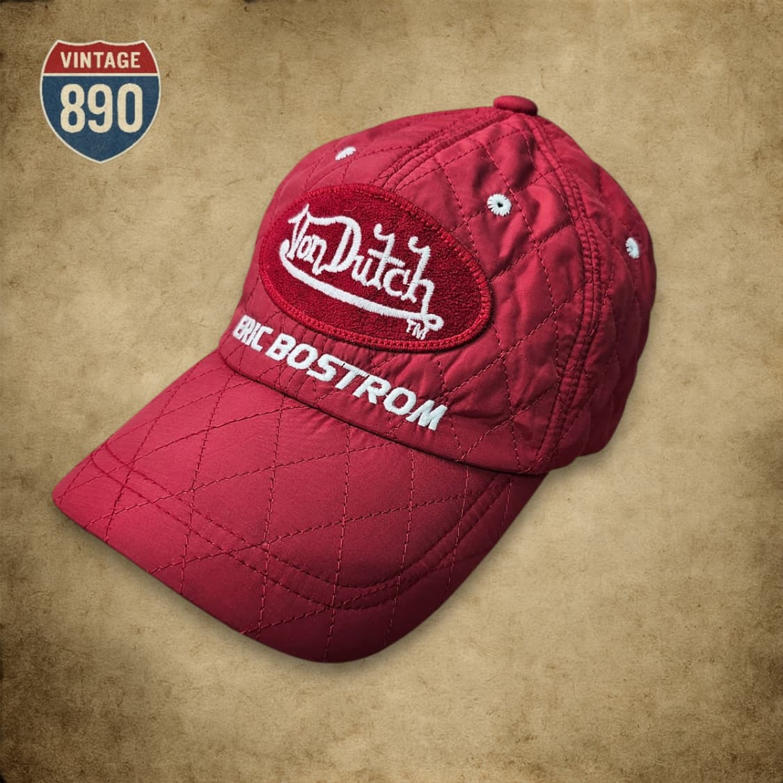 [F] Vondutch 본더치 퀼팅 볼캡 상품이미지1