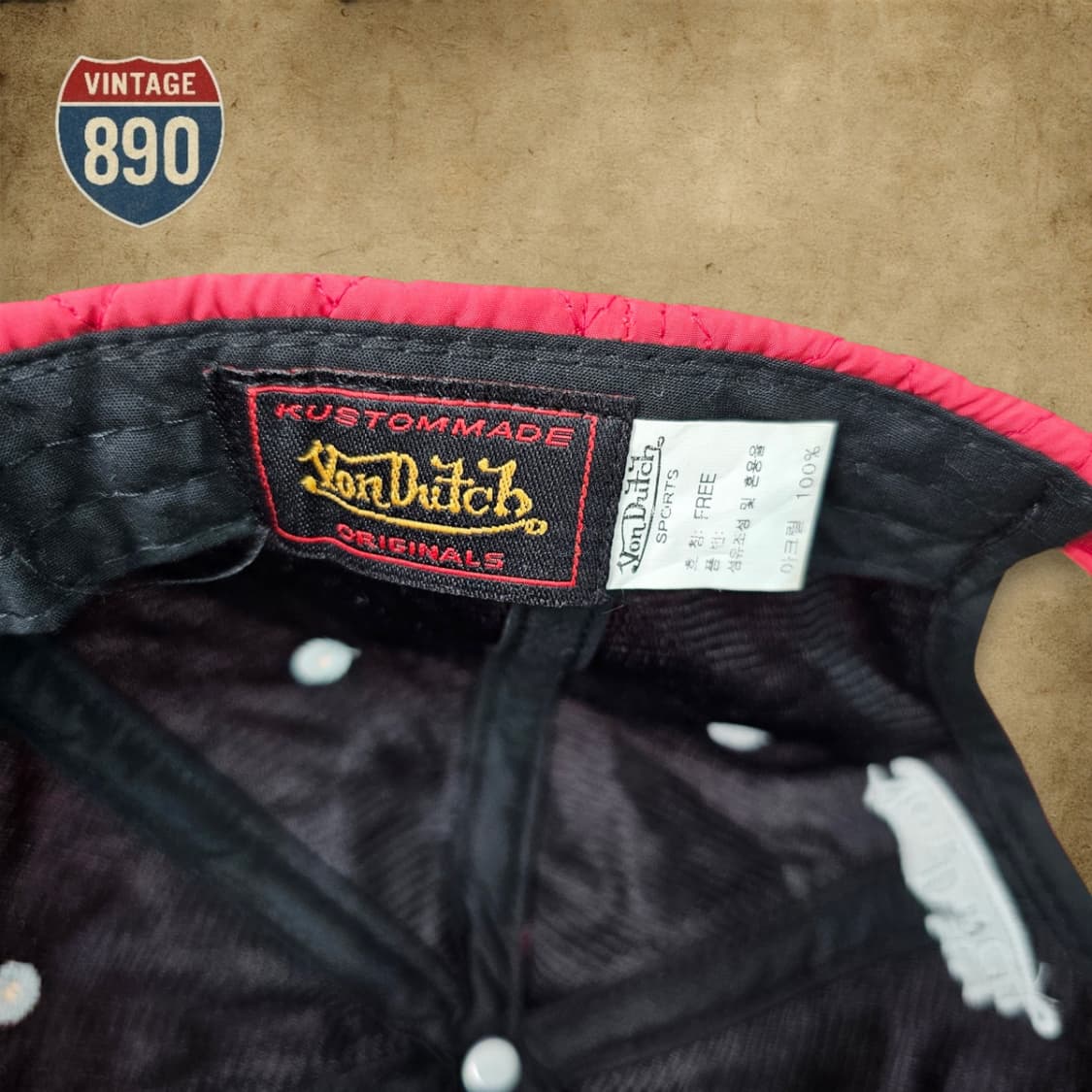 [F] Vondutch 본더치 퀼팅 볼캡 상품이미지7