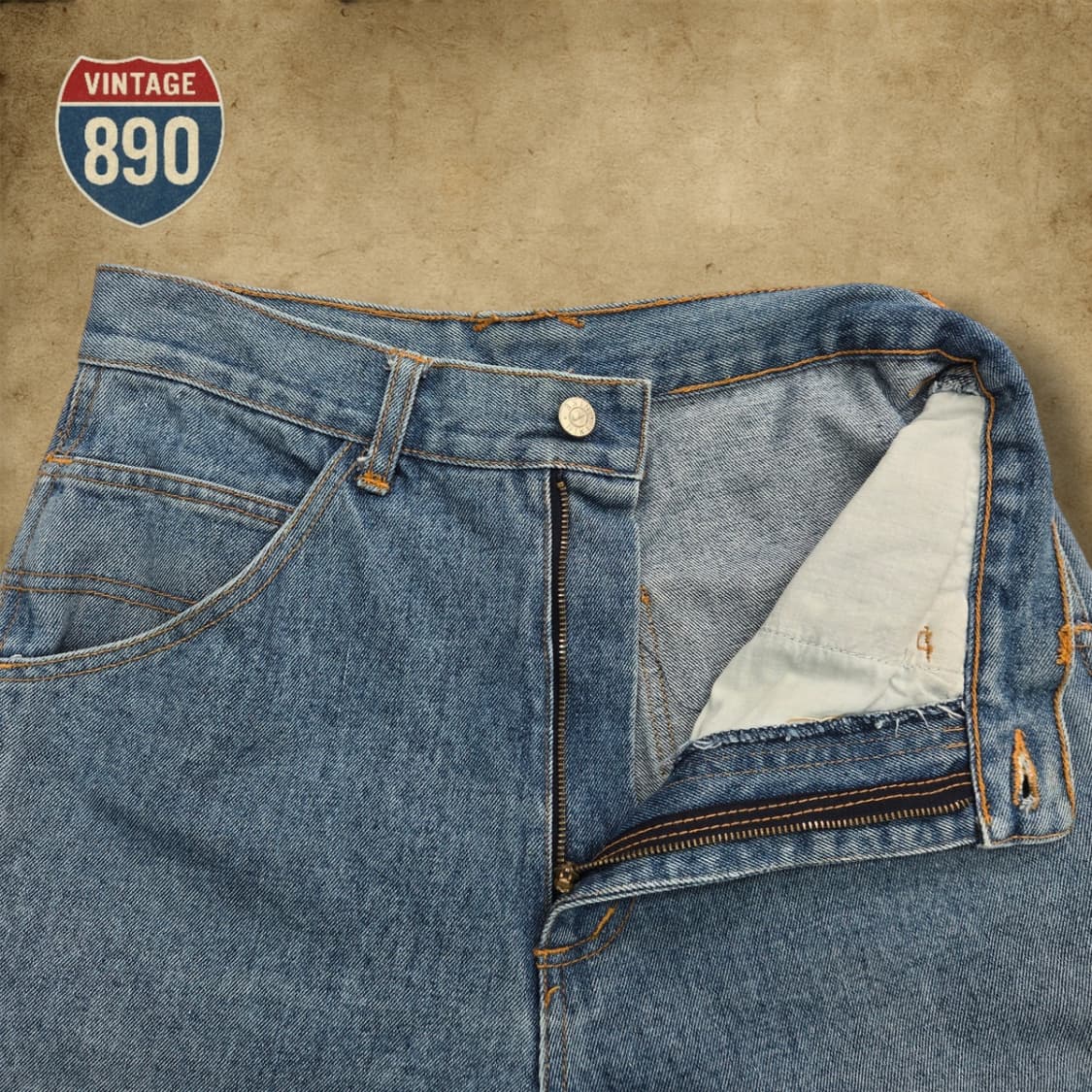 [28] NIKE 90S 나이키 카펜터 버뮤다 데님팬츠 상품이미지3