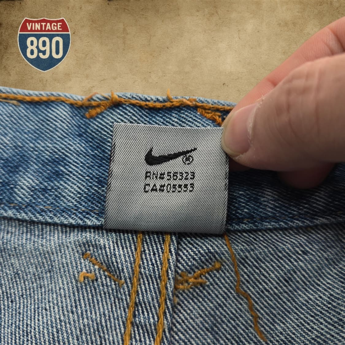 [28] NIKE 90S 나이키 카펜터 버뮤다 데님팬츠 상품이미지5