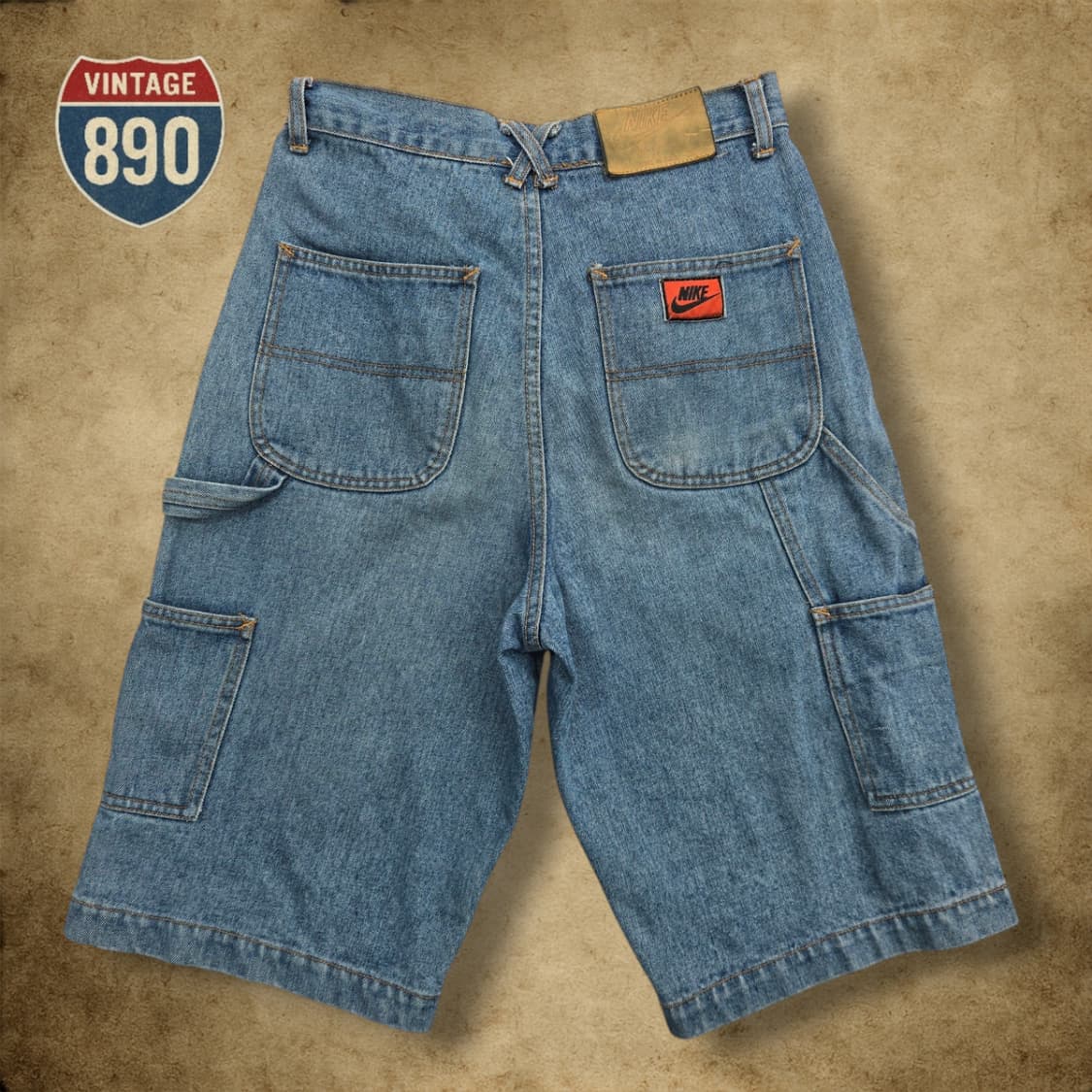 [28] NIKE 90S 나이키 카펜터 버뮤다 데님팬츠 상품이미지6