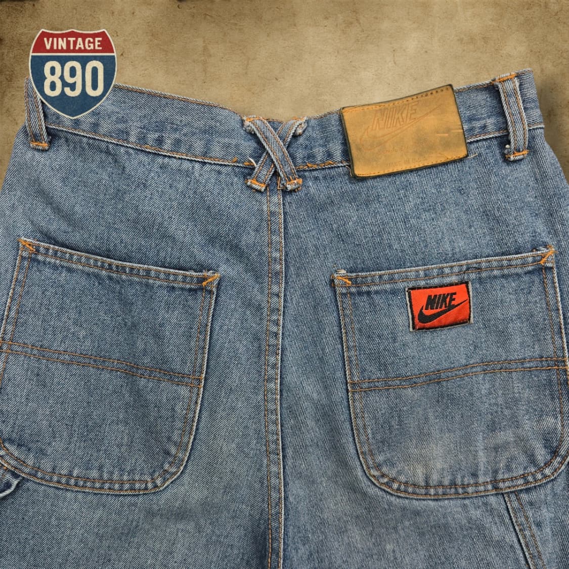 [28] NIKE 90S 나이키 카펜터 버뮤다 데님팬츠 상품이미지7