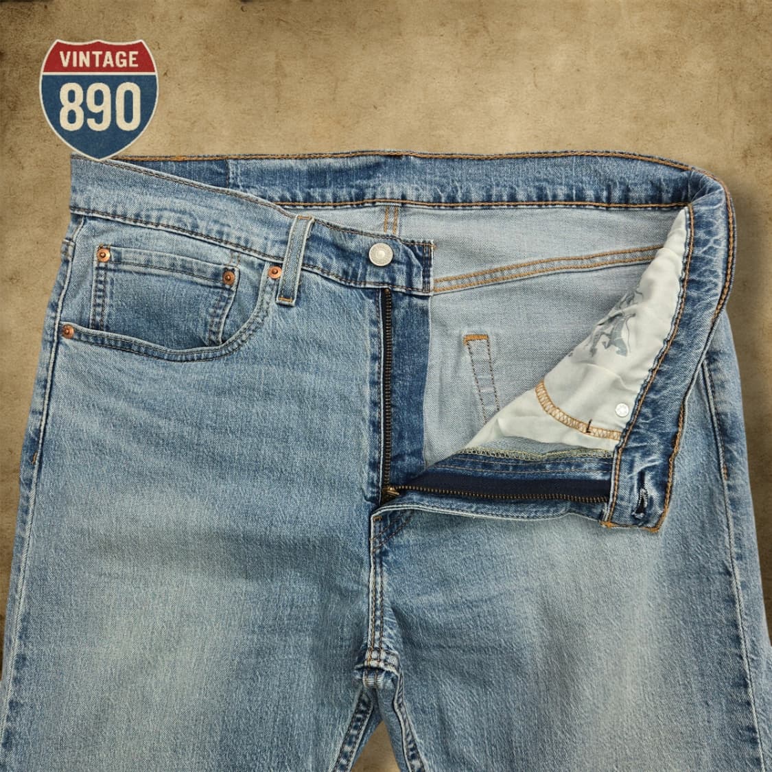 [32] LEVIS 리바이스 502 데님 연청바지 상품이미지3