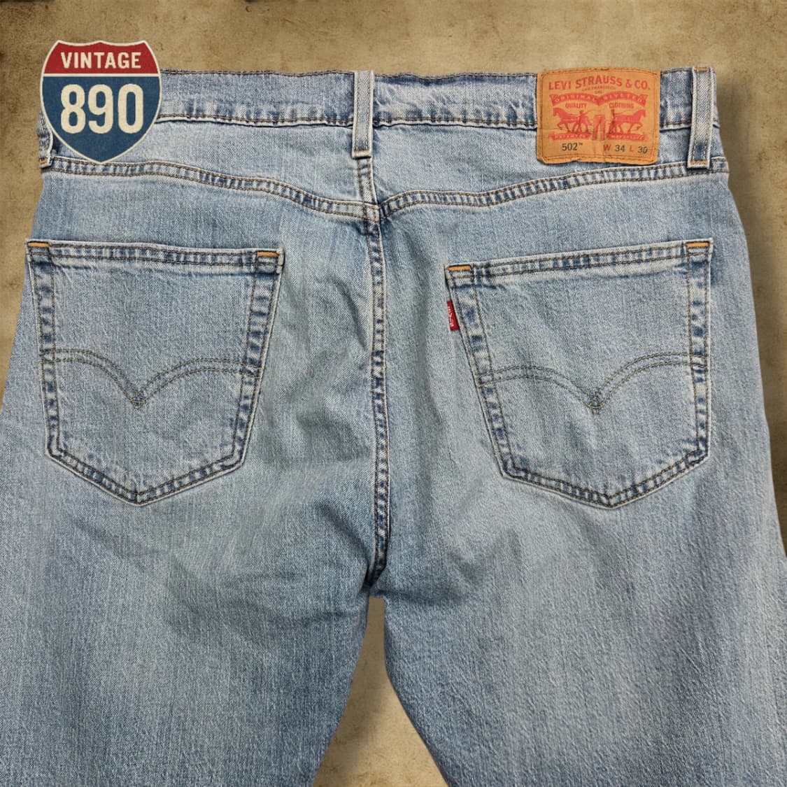 [32] LEVIS 리바이스 502 데님 연청바지 상품이미지7