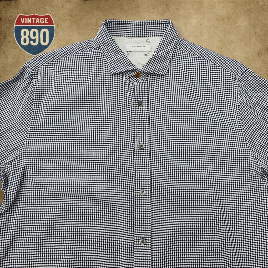 [105] custmellow 커스텀멜로우 패턴 셔츠 상품이미지2