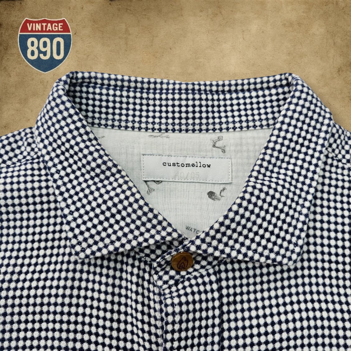 [105] custmellow 커스텀멜로우 패턴 셔츠 상품이미지6