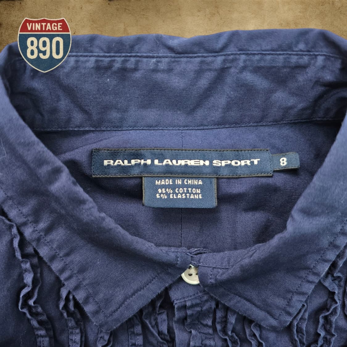 [8] Ralph Lauren 폴로 랄프로렌 스포츠 여성 프릴 블라우스 상품이미지6