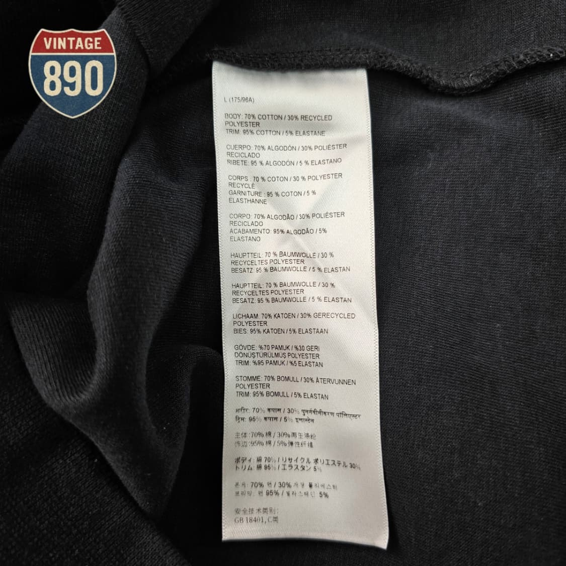 [L] Apple 애플 자수로고 풀집업 져지 상품이미지10