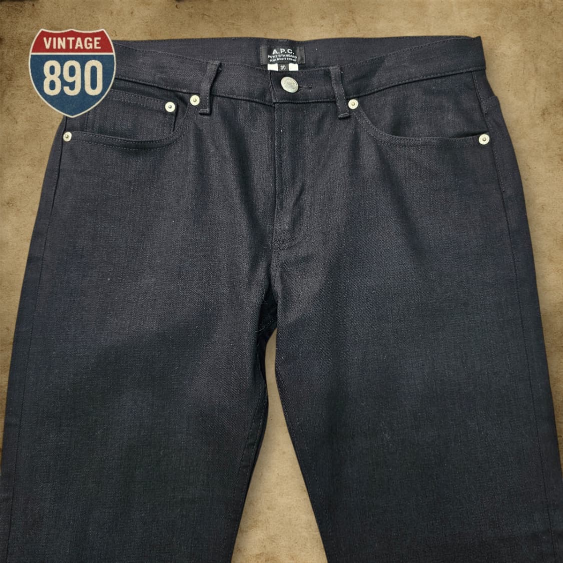 [30] A.P.C 아페쎄 스트레이트 블랙 데님 팬츠 상품이미지2