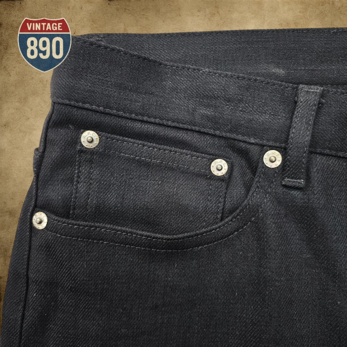 [30] A.P.C 아페쎄 스트레이트 블랙 데님 팬츠 상품이미지8