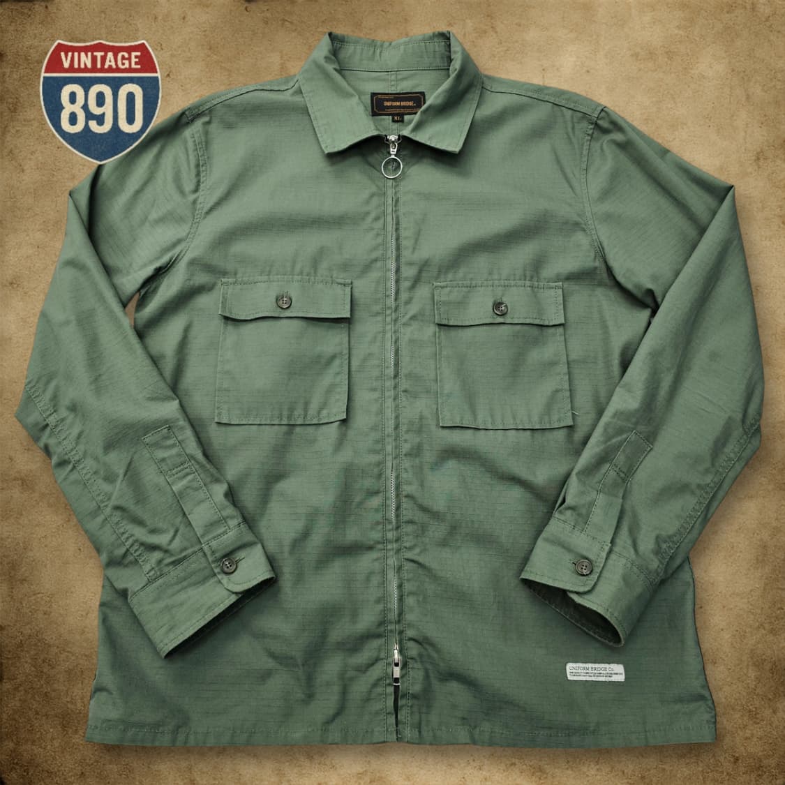 [XL] UNIFORM BRIDGE 유니폼브릿지 립스타 집업 자켓 상품이미지1