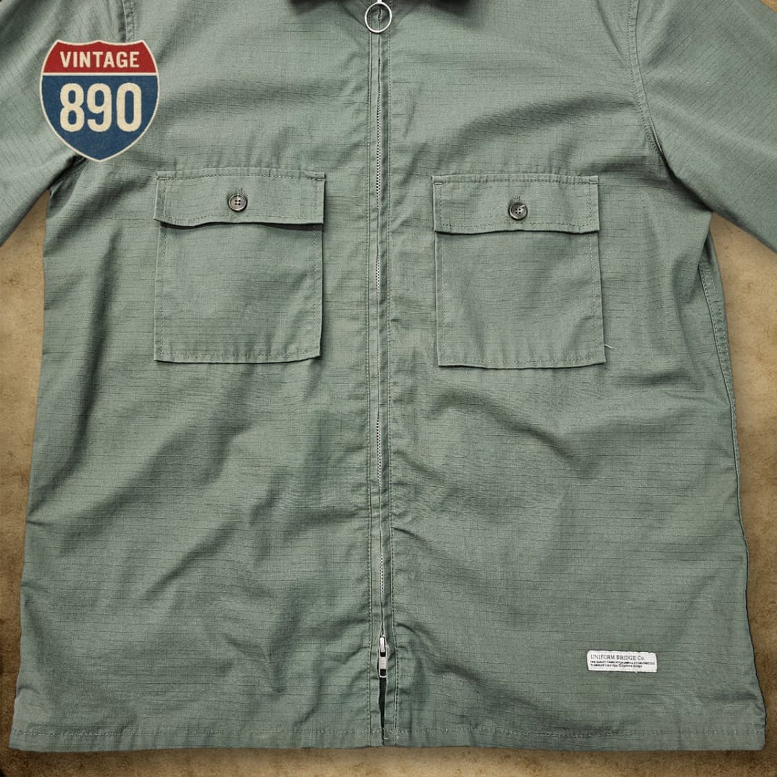 [XL] UNIFORM BRIDGE 유니폼브릿지 립스타 집업 자켓 상품이미지3