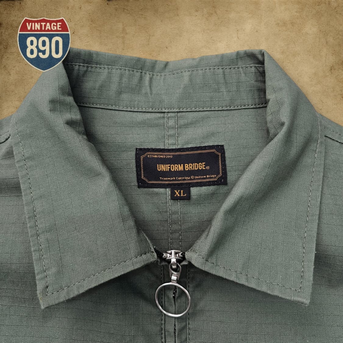 [XL] UNIFORM BRIDGE 유니폼브릿지 립스타 집업 자켓 상품이미지5