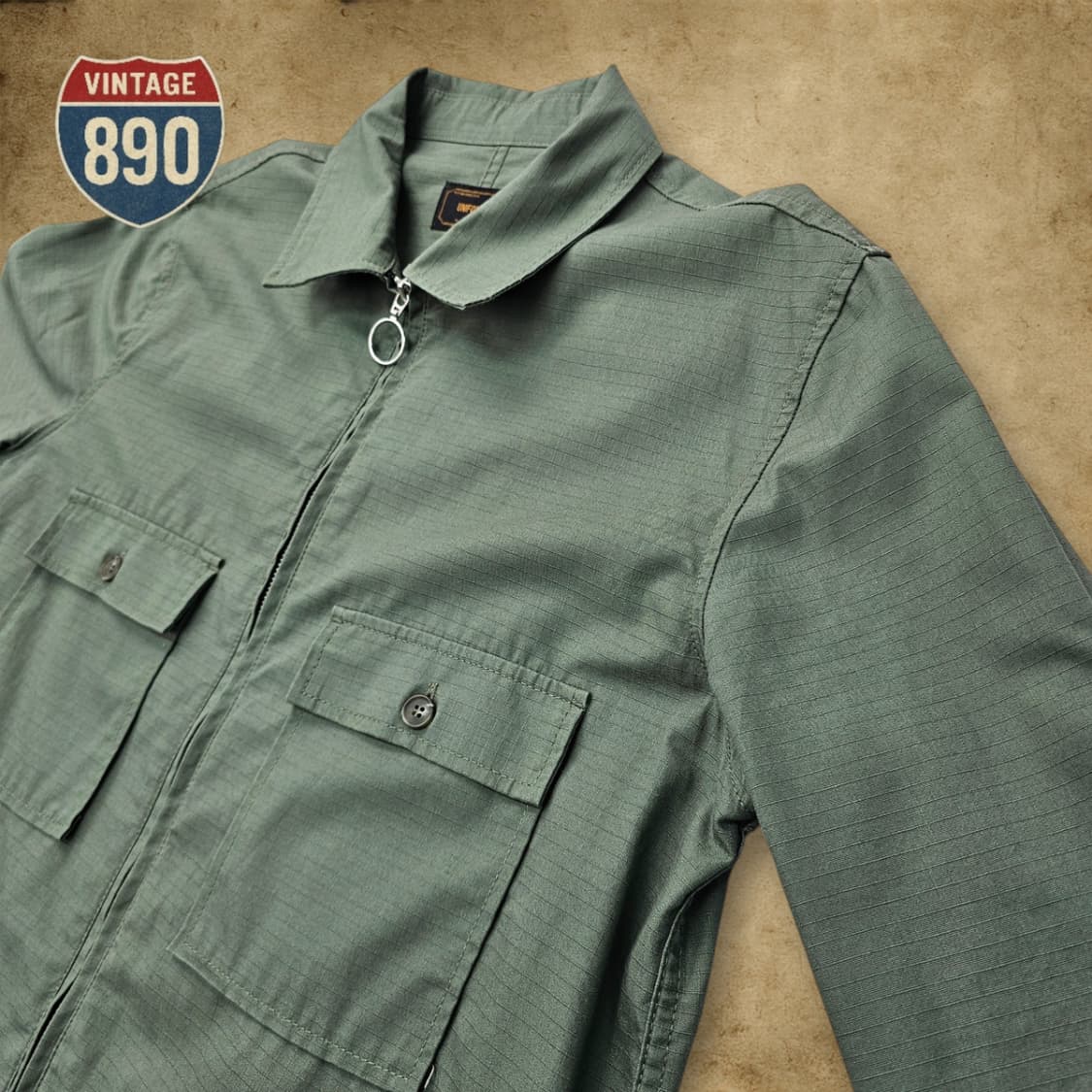 [XL] UNIFORM BRIDGE 유니폼브릿지 립스타 집업 자켓 상품이미지6