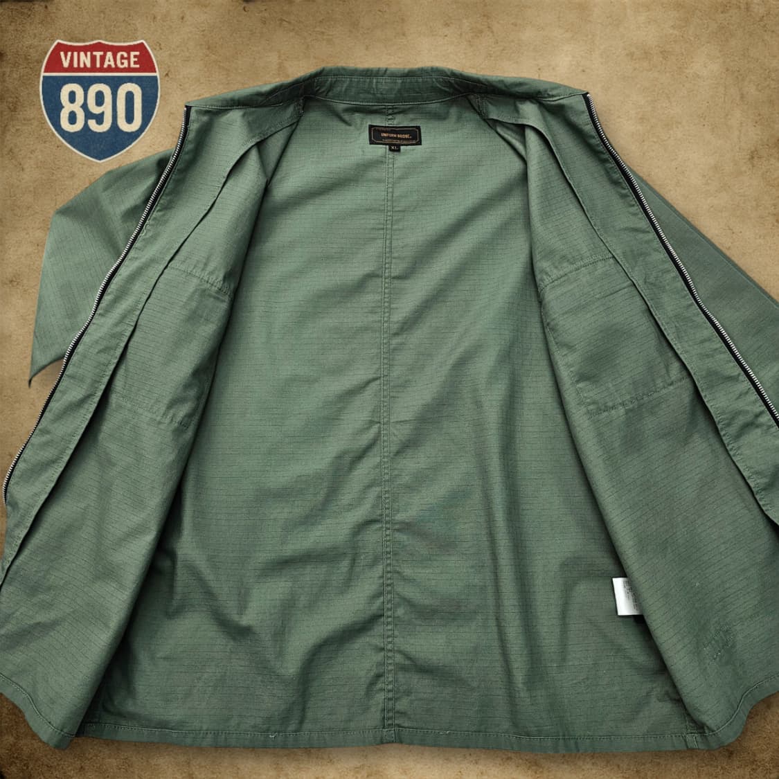 [XL] UNIFORM BRIDGE 유니폼브릿지 립스타 집업 자켓 상품이미지7