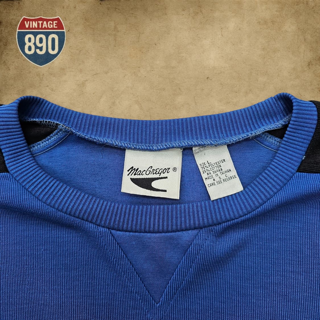 [L] MacGregor 맥그리거 빈티지 맨투맨 티셔츠 상품이미지5