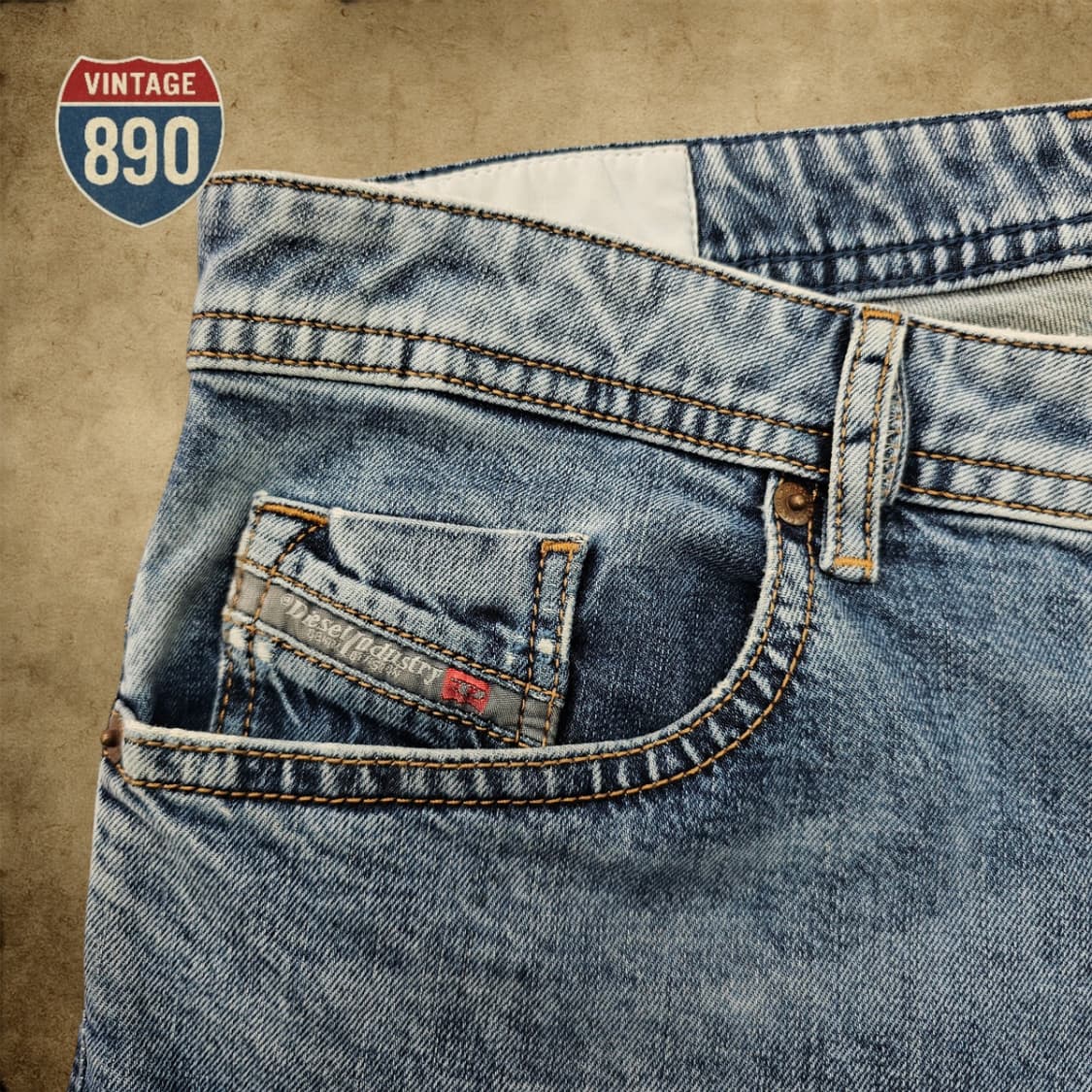 [33] Diesel 디젤 THOMMER 데님 청바지 상품이미지4