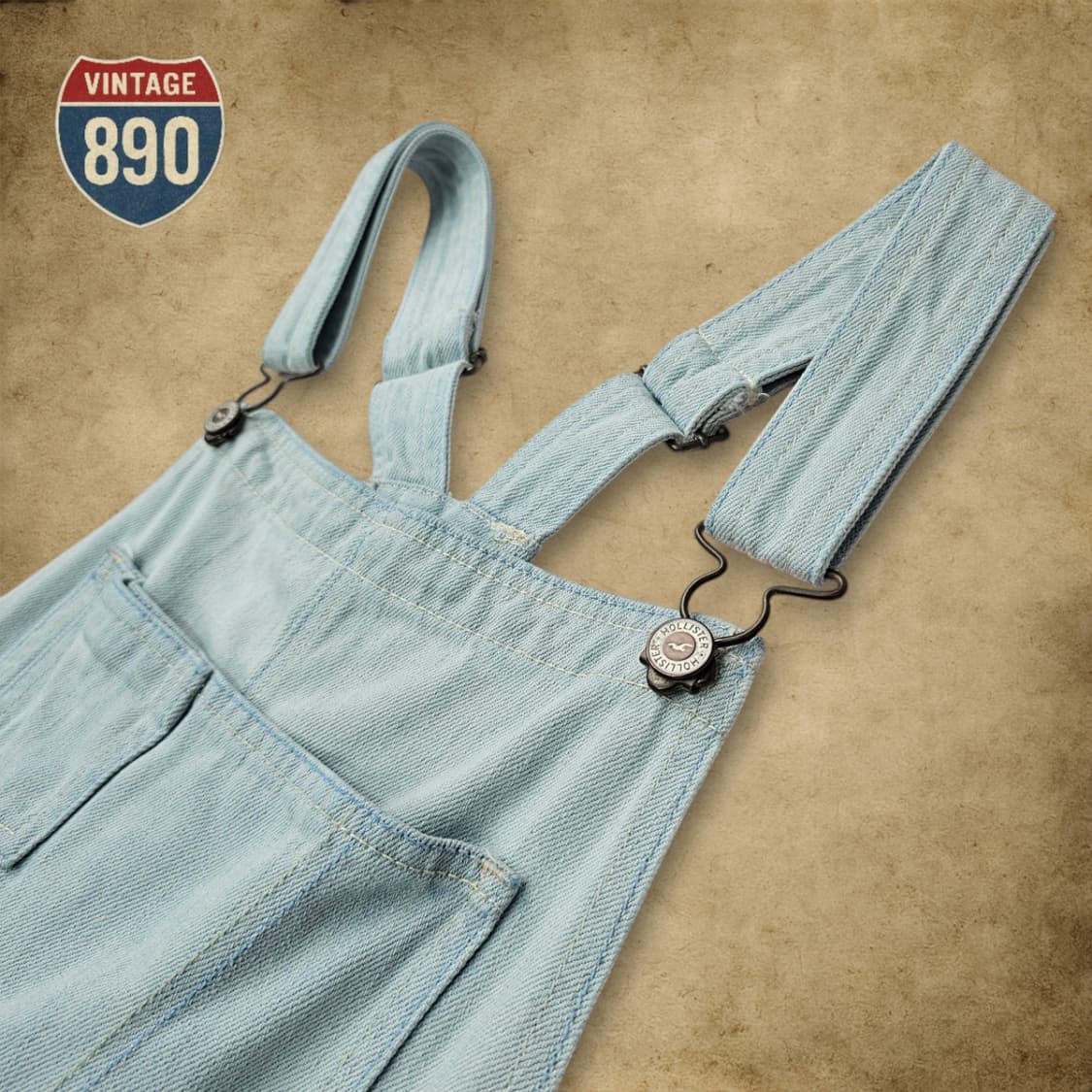 [XL] Hollister 홀리스터 데님 오버롤 상품이미지6