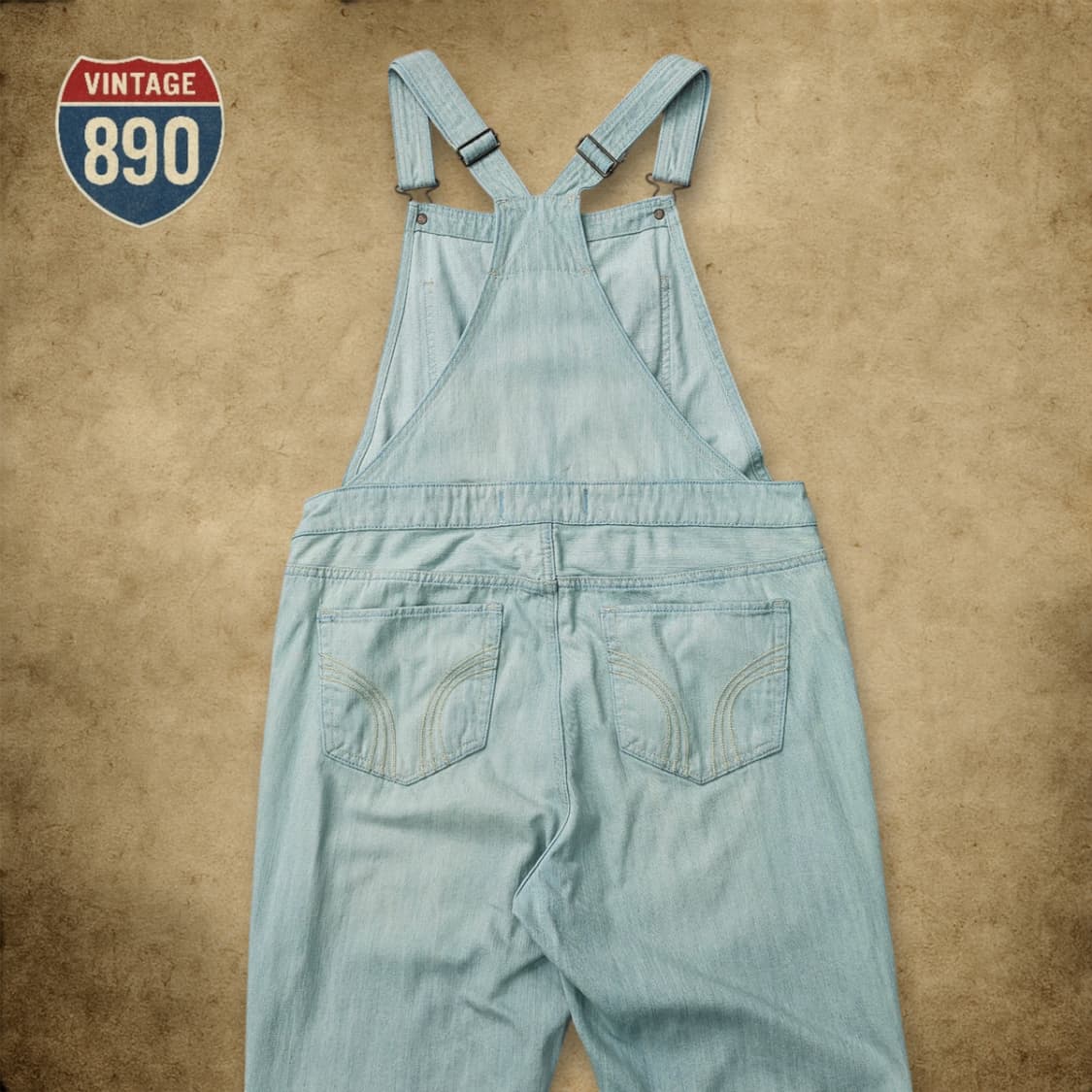 [XL] Hollister 홀리스터 데님 오버롤 상품이미지8