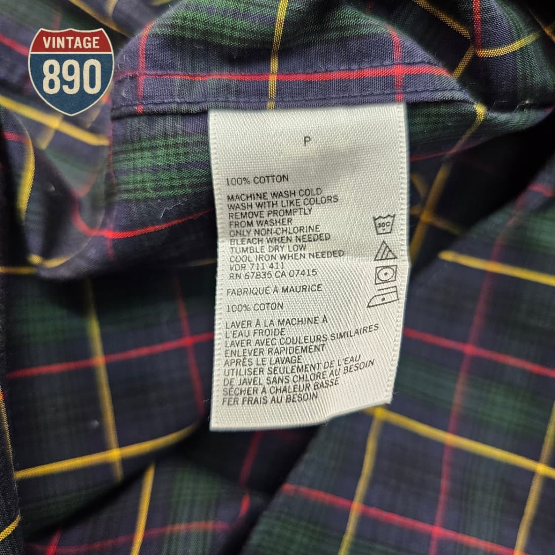 [S] NAUTICA 노티카 체크 옥스포드 셔츠 상품이미지10