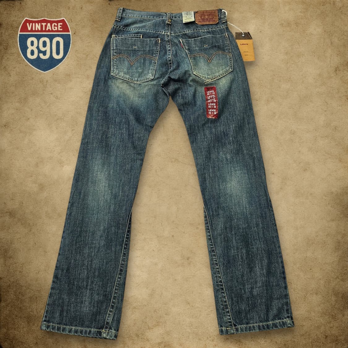 [29] 새제품 Levi's 리바이스 NC552 스트레이트 청바지 상품이미지6