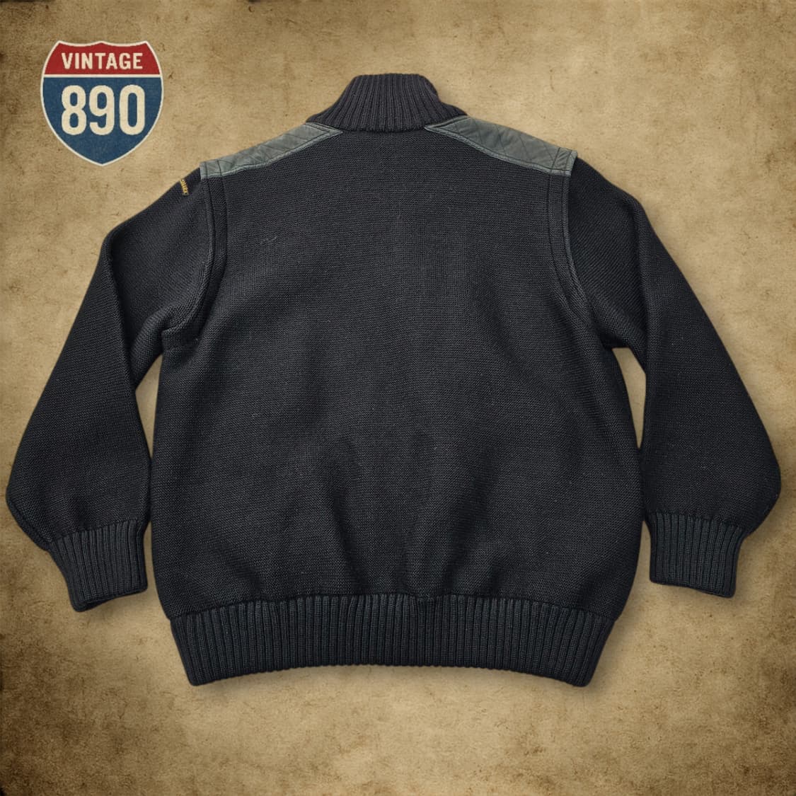 [L] Paul&Shark VTG  폴앤샤크 리버시블 니트 봄버 자켓 상품이미지7