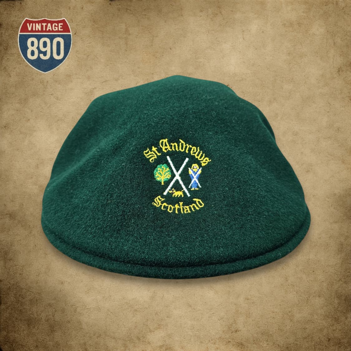 [L] Kangol 캉골 올드스쿨 울 골프캡 모자 상품이미지2