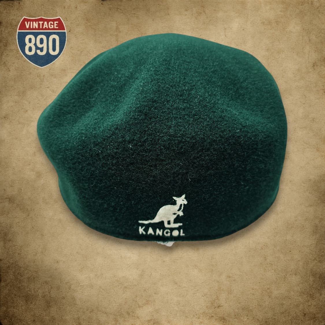 [L] Kangol 캉골 올드스쿨 울 골프캡 모자 상품이미지4