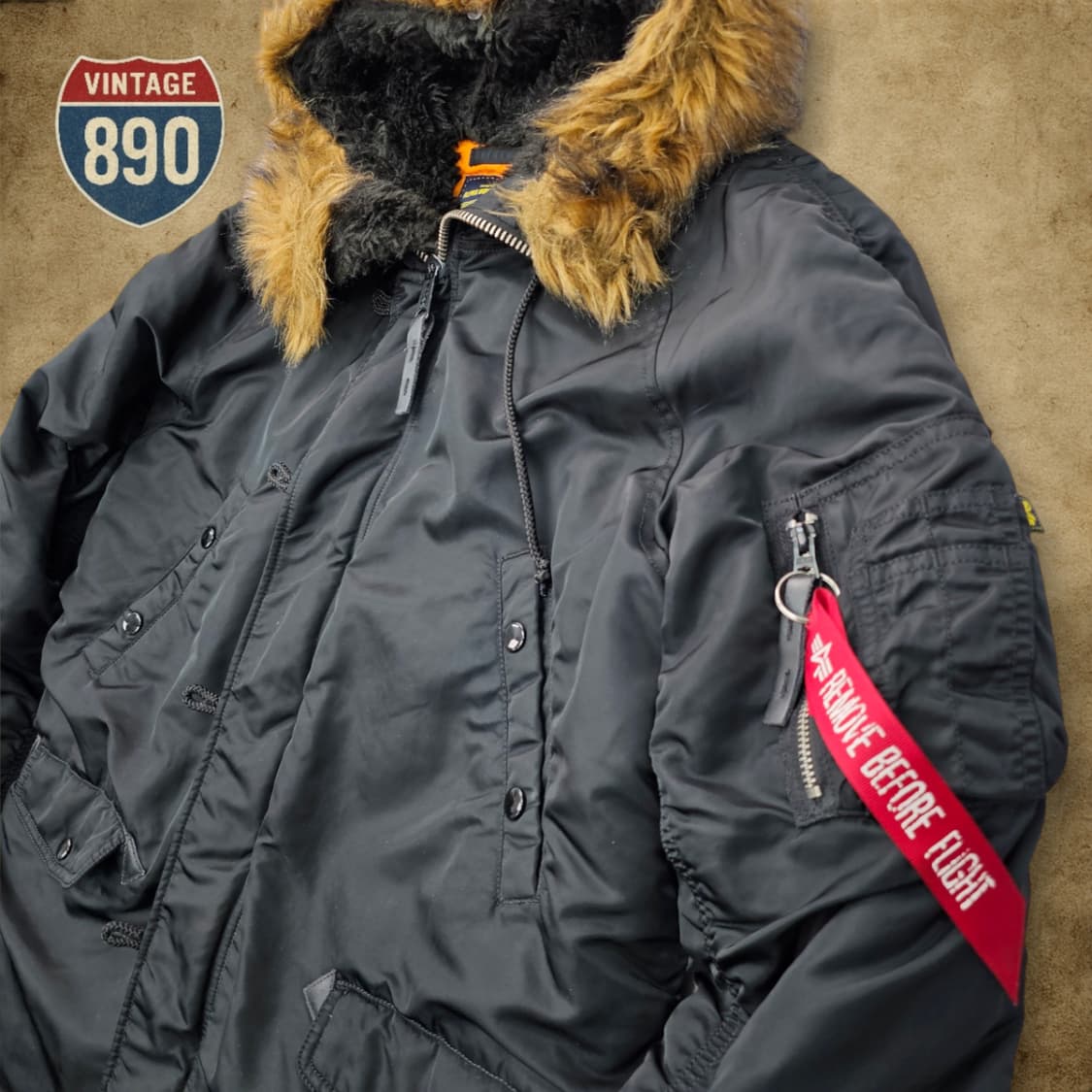 [M] Alpha 알파인더스트리 N-3B 야상 파카 점퍼 상품이미지4