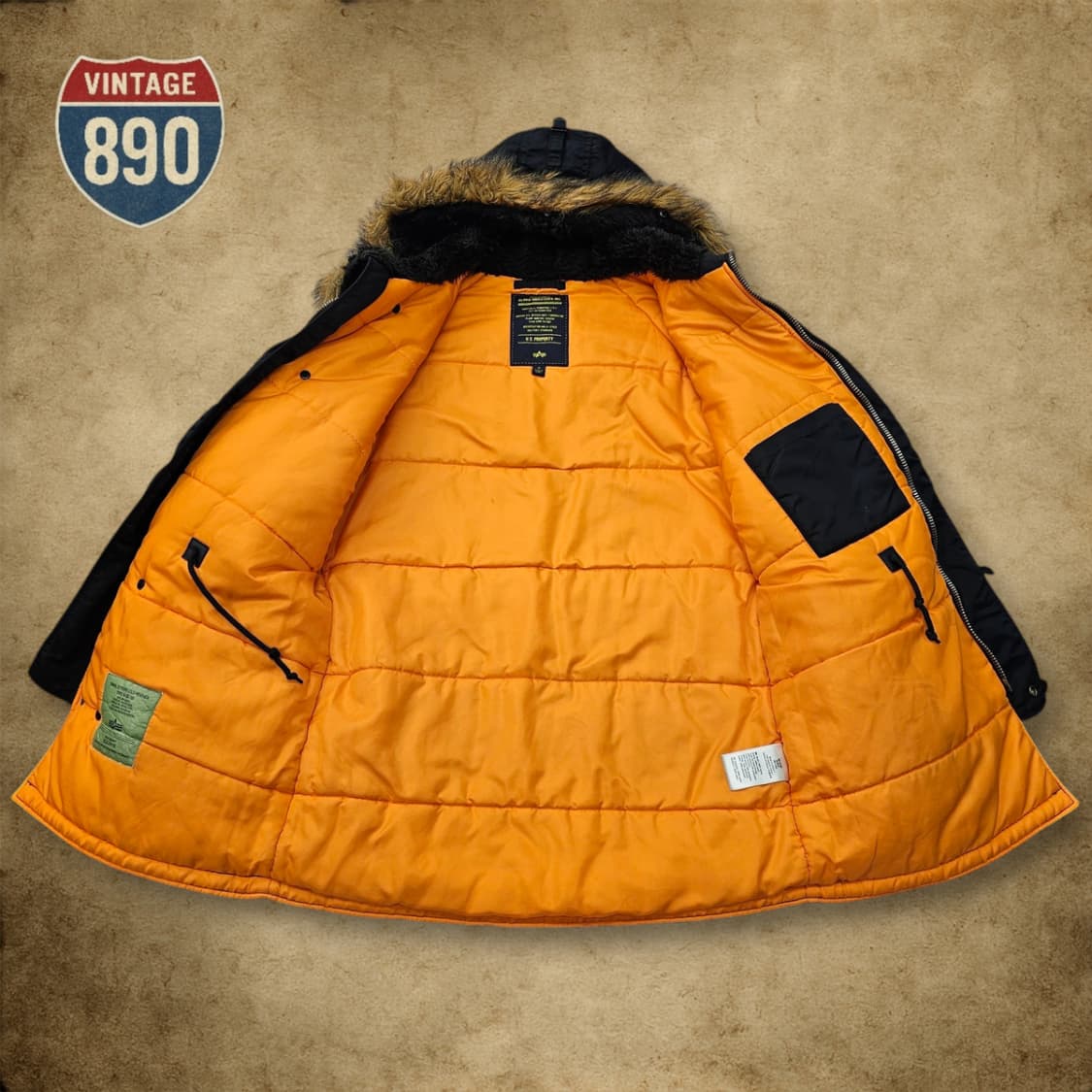 [M] Alpha 알파인더스트리 N-3B 야상 파카 점퍼 상품이미지5