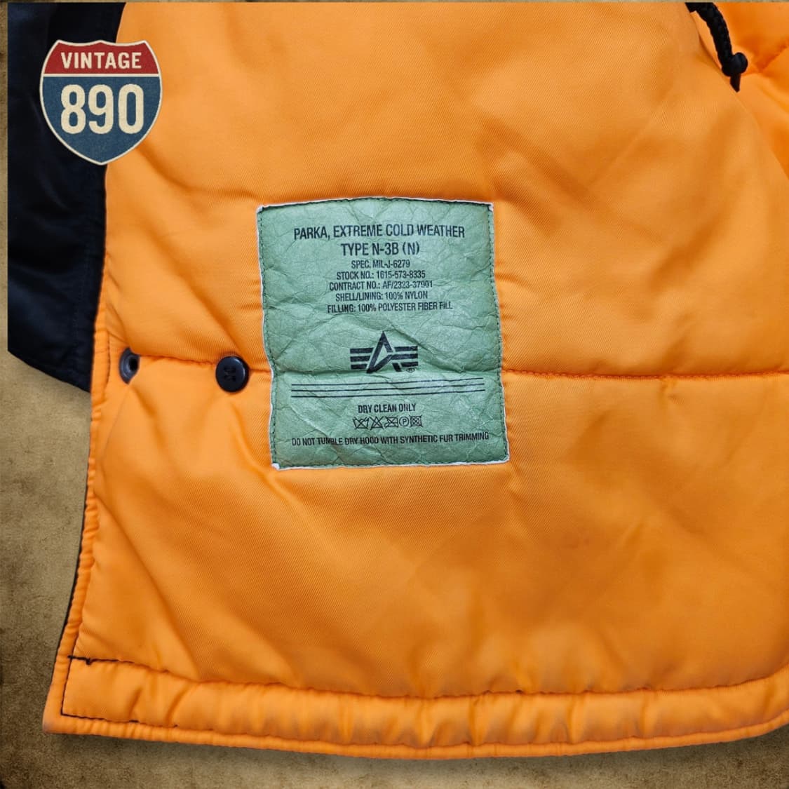 [M] Alpha 알파인더스트리 N-3B 야상 파카 점퍼 상품이미지7