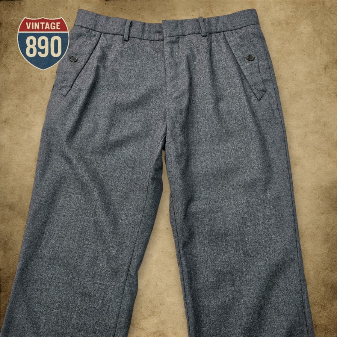 [32] customellow 커스텀멜로우 모직 슬랙스 상품이미지2