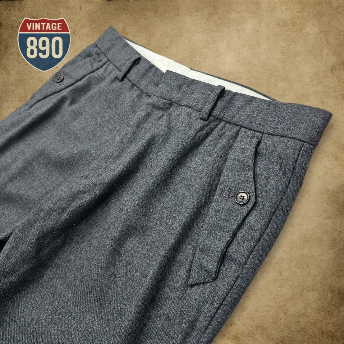 [32] customellow 커스텀멜로우 모직 슬랙스 상품이미지5