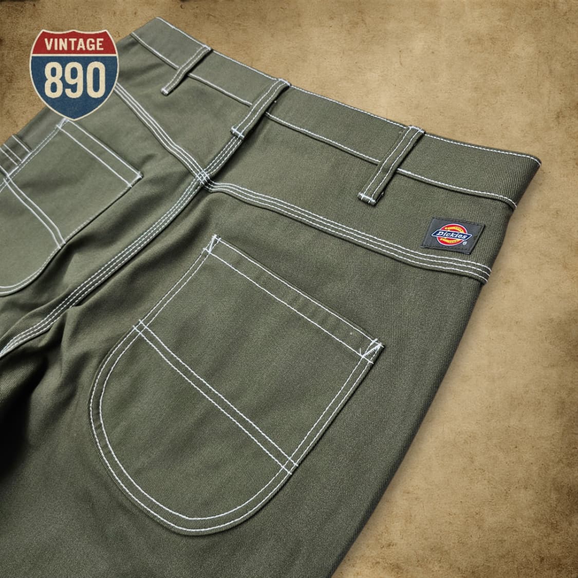 [34] DICKIES 디키즈 1922 카키 카고 팬츠 상품이미지10